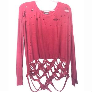 Cute top maroon color